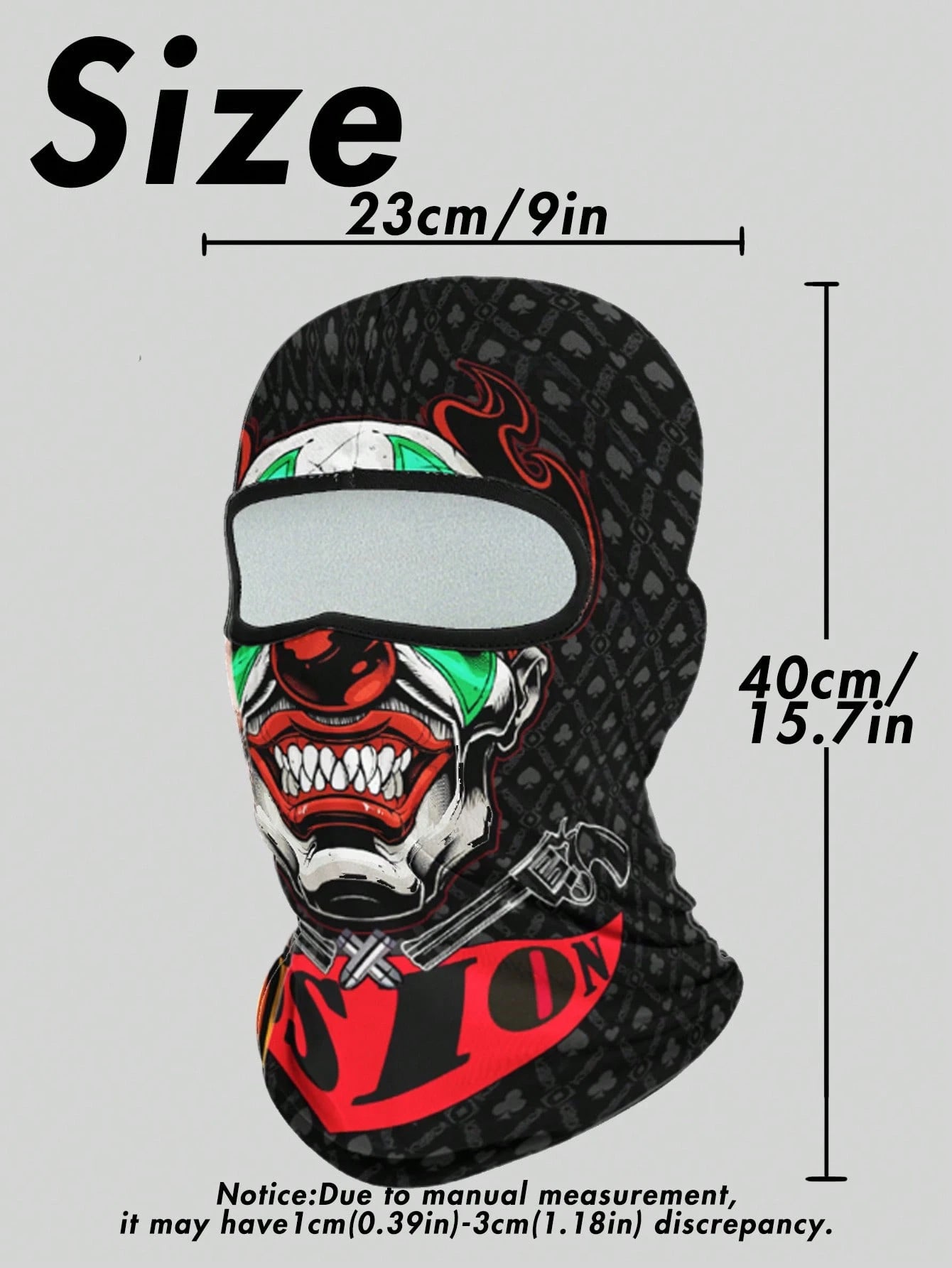1 pièce Cagoule en polyester imprimée de crâne, coupe-vent. Masque facial multifonctionnel respirant et séchage rapide, adapté aux activités de plein air et aux masques de ski de déguisement