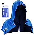 CSITE 3 Pack Cooling Hoodie Towels for Neck and Face, UPF 50 Sun Protection & Instant Cooling, Ice Towels for Hot Weather, Soft Breathable Towel for Sport, Work Out, Gym, Camping & More Activities