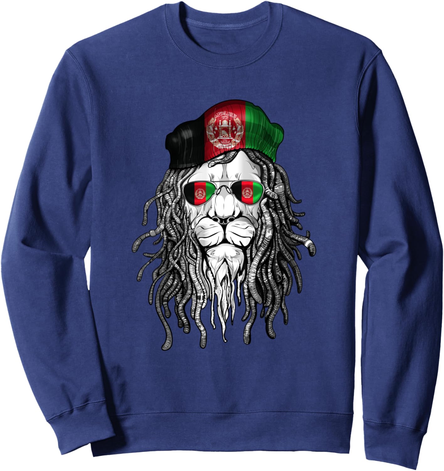 Afghanistan Afghans Sweatshirt, Black, S